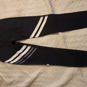 Under Armour Black Leggings with White Accents